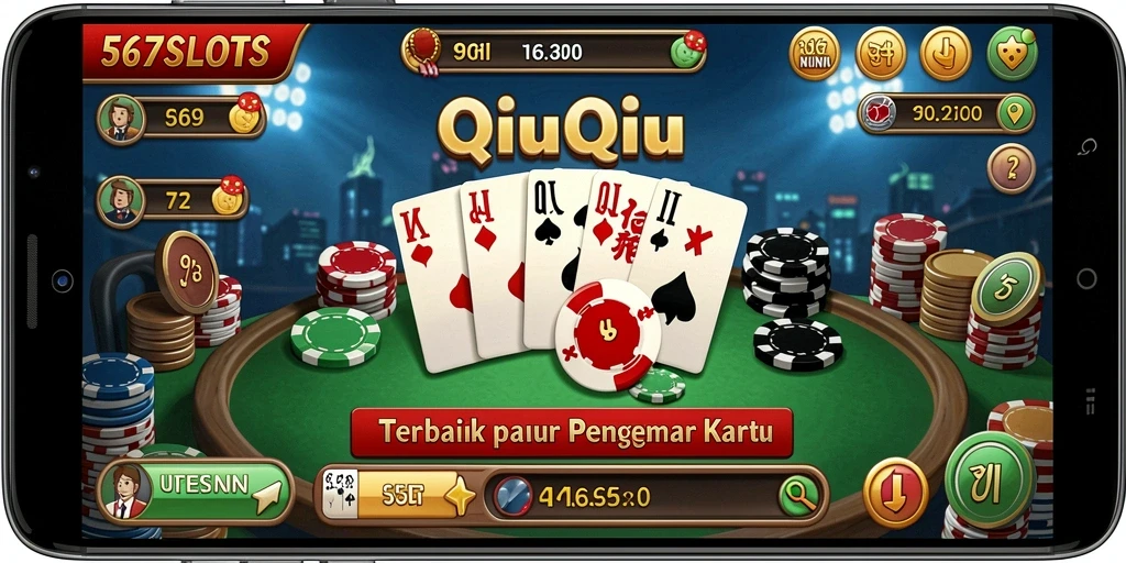 Tampilan gameplay QiuQiu di 567SLOTS yang seru.