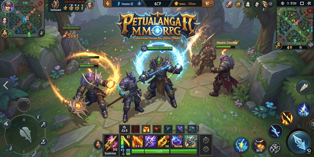 Tampilan gameplay <strong>6CF</strong> yang memukau dengan aksi pertempuran seru.