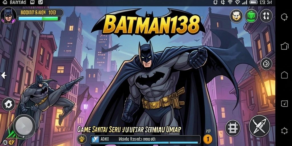 Tampilan gameplay menarik dan menyenangkan di BATMAN138.