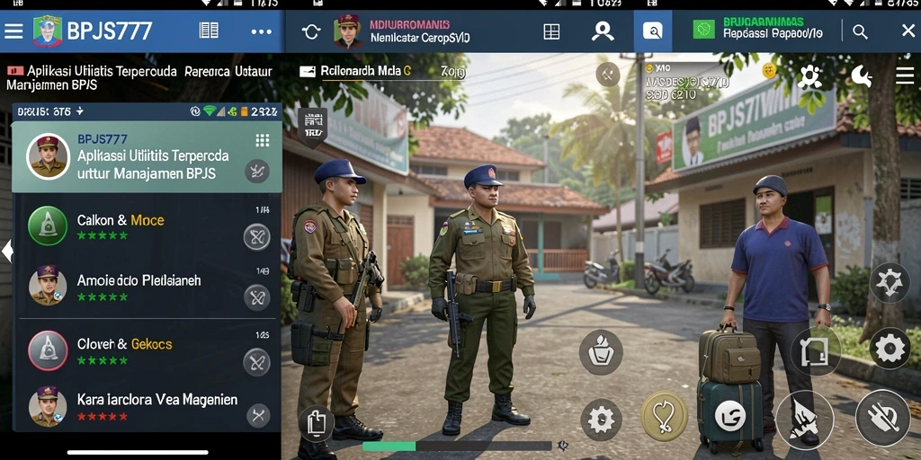 Tampilan antarmuka pengguna aplikasi BPJS777 yang menarik dan mudah digunakan.