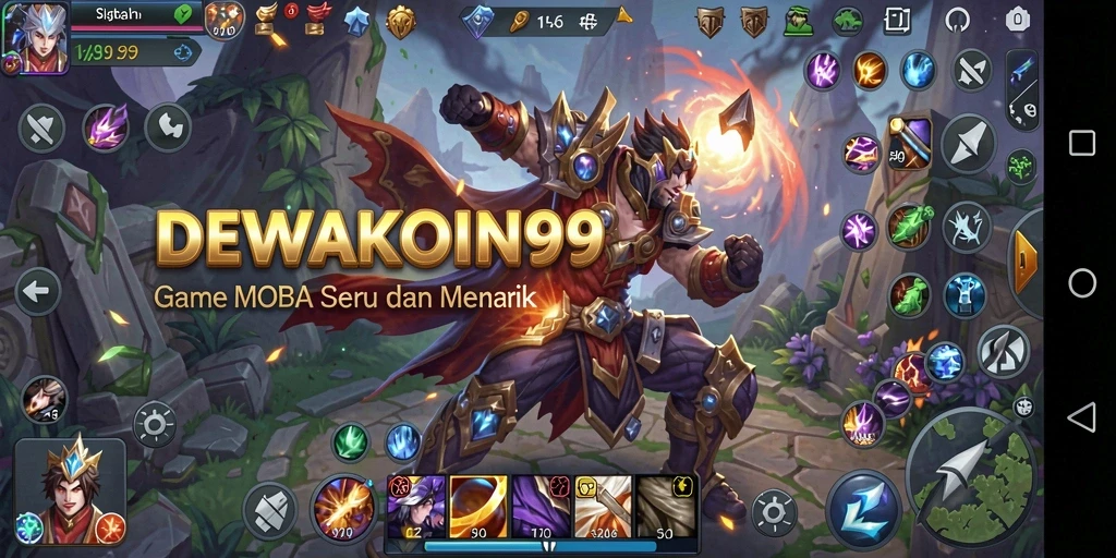 Gambaran gameplay aksi seru di DEWAKOIN99 yang menegangkan.