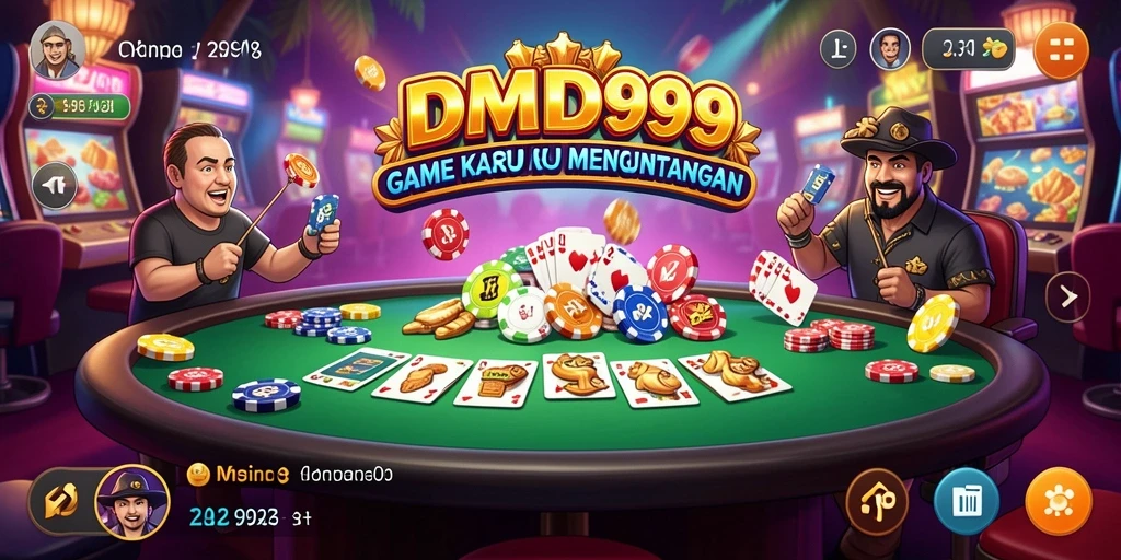 Screenshot gameplay seru DMD999 dengan tampilan grafis menarik.