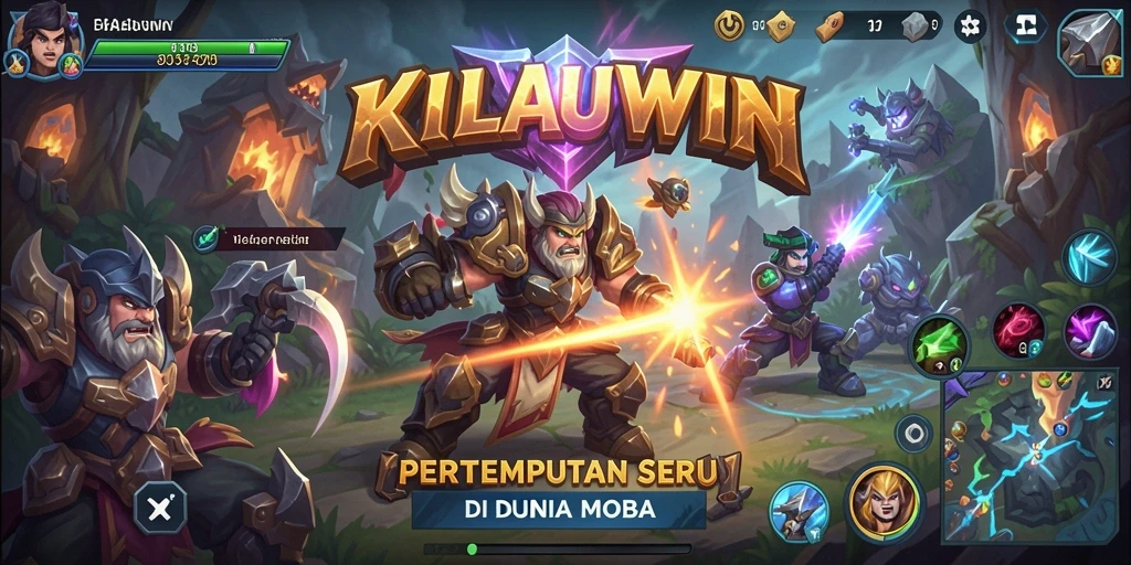 Gameplay seru KILAUWIN dengan pertempuran tim yang kompetitif.