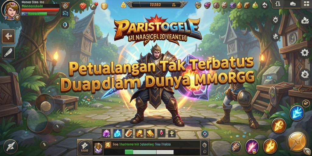 Tampilan gameplay menarik dari PARISTOGEL di dunia MMORPG.