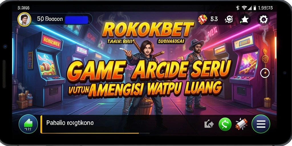 Tampilan gameplay ROKOKBET yang mendebarkan dan penuh warna.
