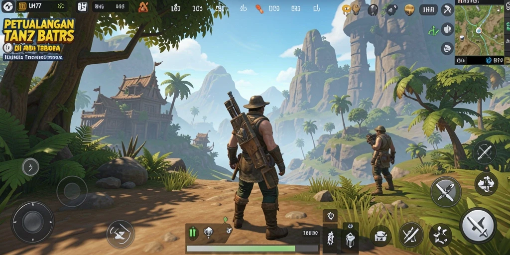 Gameplay UH77 yang seru di dunia Open World.